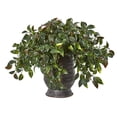 thumbnail image 1 of Nearly Natural 8623 Mini Melon Artificial Plant in Ribbed Metal Planter, 1 of 1