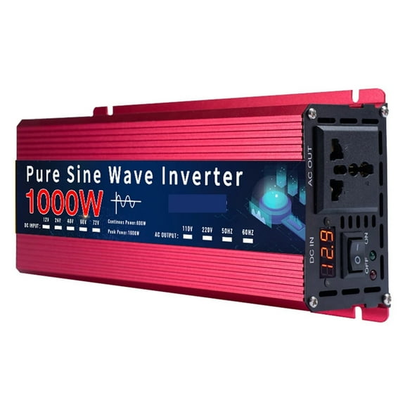 Pure Sine Wave Inverter 1000W/1600W/3000W DC 12v To AC 220 Power Supply Converter Car Solar Inverter ,Advanced Charging Protection Design