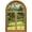 Style 2, variant on Ulxkmt 1 Set Style 1 Romantic Green Plants 3D Fake Window PVC Stickers Removable Wall Decals for Home