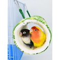 thumbnail image 3 of 1pc Random Color Cartoon Printed Lamb Velvet Hammock For Parrot, Hamster, Bird, Etc. Suitable For Autumn Winter, 3 of 5