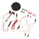 thumbnail image 1 of Auriculares para juegos con Cable en oreja Macarena con micrófono desmontable control rojo, 1 of 8