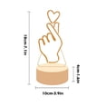 thumbnail image 3 of TIMIFIS Valentines Day Decor Valentines Day Gift 3D Creative Light Led Usb Display Light Lamp Acrylic Night Light LED Lamp, 3 of 6