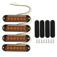 thumbnail image 2 of Luces de posición laterales para camiones, 4 piezas Luces laterales para camiones Luces laterales para camiones Luces de posición laterales Diseño elevado, 2 of 9