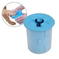 thumbnail image 4 of Mascota Suave Suave Silicona Color Sólido Mascota Pata Limpiador Taza Lavadora De Pies Herramienta Azul, 4 of 7
