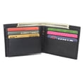 thumbnail image 4 of RFID Slim Front Pocket Wallets For Men - Genuine Leather Mens Bifold Wallet With Removable 2 ID Windows Zipper Coin Stylish Passcase Black, 4 of 7