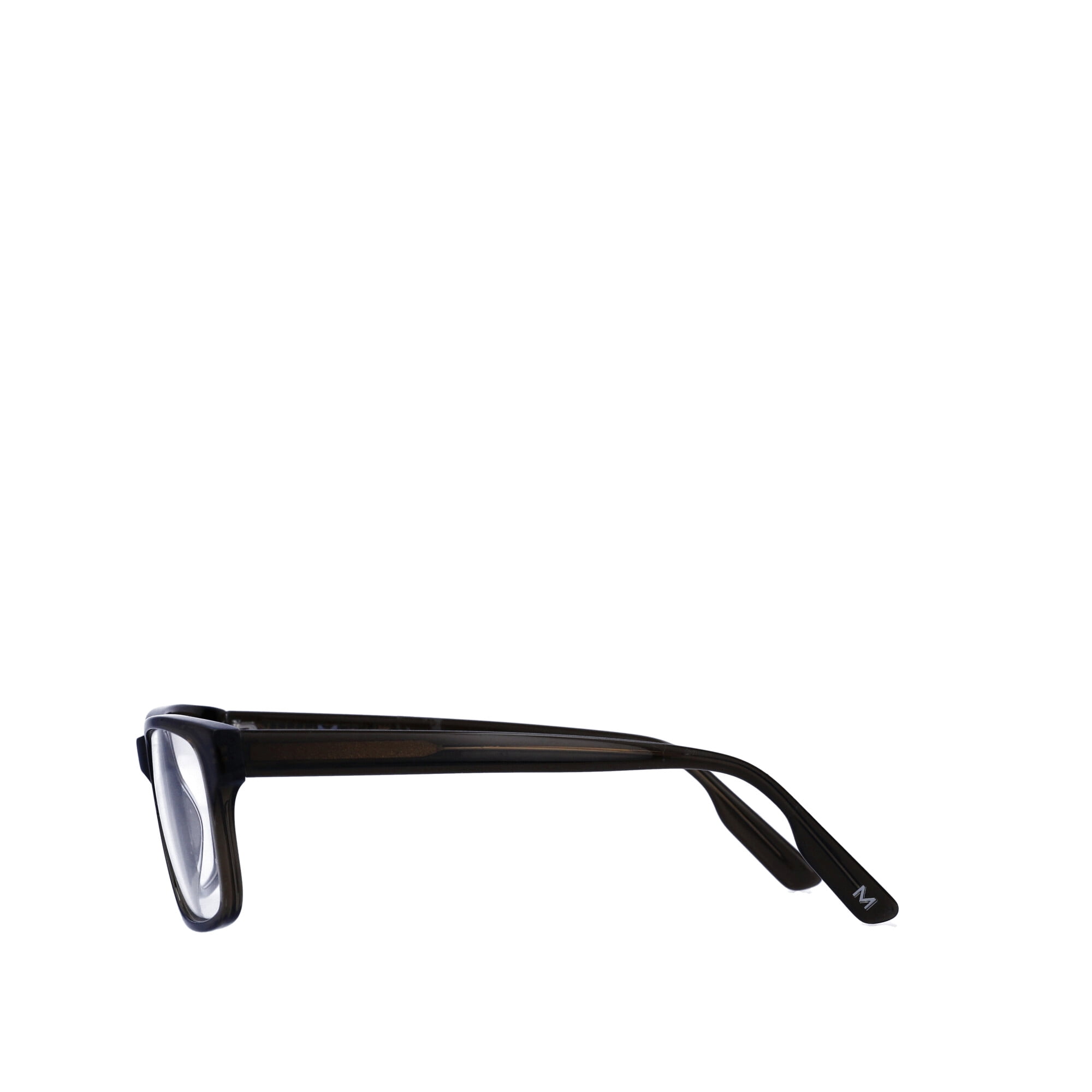 M America Men's Rx'able Square Plastic Eyeglasses, 55-17-145, MU103FOLV0055,Olive, 1 pair