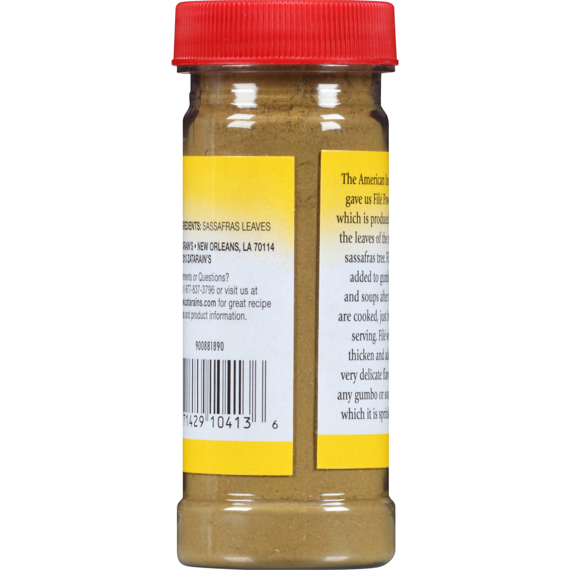 Zatarain's Gumbo File Seasoning, 1.25 oz Mixed Spices & Seasonings