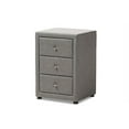 thumbnail image 1 of Baxton Studio 147-424-8161-AMZ Vanessa Nightstand, Grey, 1 of 10