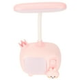 thumbnail image 3 of Luz de lectura para niños Base estilo TV Cuello de cisne flexible Carga USB Lámpara de escritorio LED suave para niños para estudiantes Estudio Trabajo Rosa, 3 of 5