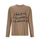 thumbnail image 3 of Blusas y camisas de manga larga con cuello redondo para hombre, deportivas, fitness, hogar, pijamas estampados, camiseta de manga larga con cuello redondo, blusa de poliéster para hombre, 3 of 3