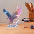 thumbnail image 3 of Honganda Bird Desktop Ornament Owl Cute 2D Acrylic Home Decoration for Indoor Table Bookshelf, 3 of 7