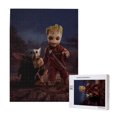thumbnail image 1 of Rompecabezas de madera Baby Yoda: adecuado para niños adultos, rompecabezas para niños y niñas, juguetes de juego de entretenimiento con rompecabezas., 1 of 8