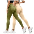 thumbnail image 2 of Sopiago 3D Cellulite Leggings, High Waist 3D Anti Cellulite Leggings for Women, Slimming Workout Womens Yoga Leggings,Pack of 2, 2 of 4