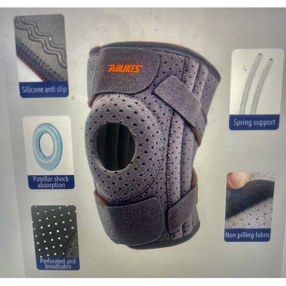 Aolikes Sport Knee Pads Adjustable Compression Breathable Protective Support