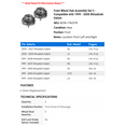 thumbnail image 2 of Front Wheel Hub Assembly Set 2 - Compatible with 1999 - 2008 Mitsubishi Galant 2000 2001 2002 2003 2004 2005 2006 2007, 2 of 2