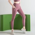 thumbnail image 1 of Pantalones de yoga con costuras en los bolsillos para mujer Q03 XianweiShao  8390614571662, 1 of 1