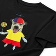 thumbnail image 4 of Funny Dog Graphic T-Shirt with Propeller Hat and Lollipop, Unisex Classic Fit Tee, 4 of 9