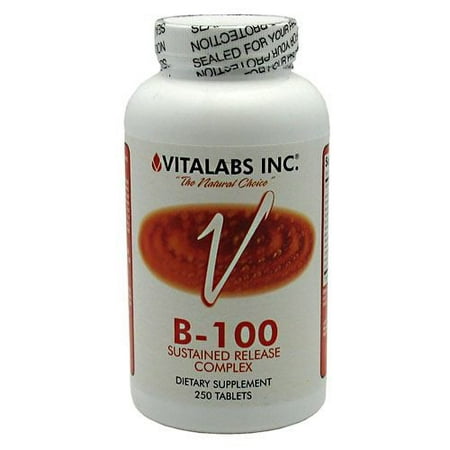 UPC 092617010633 product image for Vitalabs Vitamin B100 Complex Sustained Release Tablets, 250 Ct | upcitemdb.com