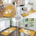 thumbnail image 6 of Yayeee Runner Rug for Bedroom 2'x6' Machine Washable Hallway Non Slip Mat, White Flowers, 6 of 8