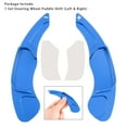 thumbnail image 2 of Steering Wheel Paddle Shifter For Ford Mondeo Edge Taurus 13-20 Aluminium Blue, 2 of 13