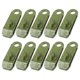 thumbnail image 1 of 10pcs Outdoor Camping Tent Windproof Reusable Fixing -Clips Clamps Tarp Cord Buckle Tensioner Tent Green, 1 of 5