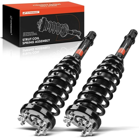 A-Premium Front Pair (2) Complete Strut & Coil Spring Assembly Compatible with Acura TL 2004 2005 2006 2007 2008 V6 3.2L V6 3.5L, Driver and Passenger Side, Replaces# 272322, 2336347