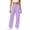 A-Purple, variant on SYwaren Joggers for Women Casual Athletic Drawstring Elastic Waist Solid Color Active Workout Running Fashion Everyday Lounge Sweatpants with Pockets