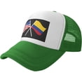 thumbnail image 1 of American and Colombia Flag Casual Baseball Cap Mesh Sports Cap, 1 of 8