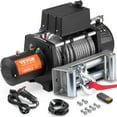 thumbnail image 1 of VEVOR Electric Winch Truck 18,000 lb Steel Cable IP65 Waterproof Remote Control, 1 of 9