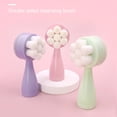thumbnail image 5 of 3Pcs Double Sided 3D Soft Manual Facial Cleansing Brush ,Exfoliating Face Scrubber for Gentle Cleansing Makeup ,Removal and Skin Care Ideal for All Skin Types, 5 of 8