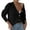 Black, variant on Vedolay Women Tops Women's Casual Jacket Solid Double Fashion Open Front Suit Jacket,Black L
