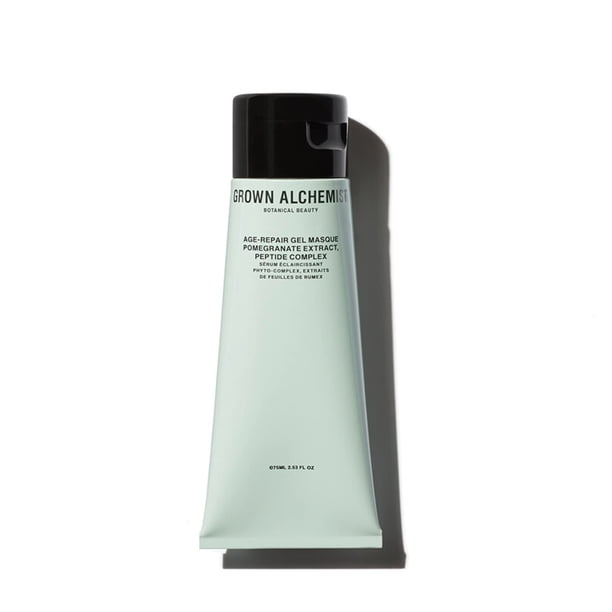 Mascarilla facial Grown Alchemist gel reparador para la edad 75 ml