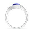 thumbnail image 2 of Angara Natural 1.8 Ct. Tanzanite Solitaire Ring in 14K White Gold for Women (Ring Size: 12), 2 of 9
