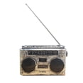 thumbnail image 2 of Retro Creativo Modelo De Radio Manualidades Adornos Decoración para hogar Colección Manualidades Decoración Hogar Sala De Oficina Plata perfecl Artesanías de radio vintage, 2 of 8