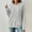 Gray, variant on Ribbed Knit Hoodies for Women Lightweight Drawstring Hooded Sweatshirt Long Sleeve Pullover Loose Casual Fall Tops