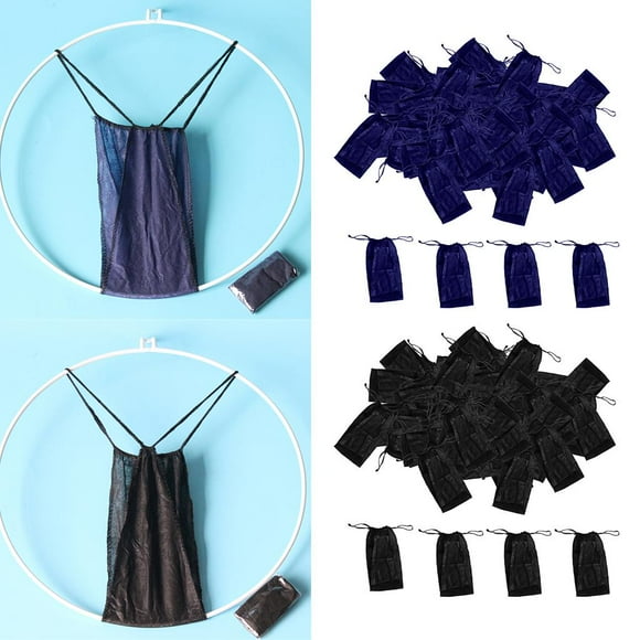 Paquete de 200 Ropa Interior Desechable Colco Bragas Tanga Cortos No Tejidos para Sauna