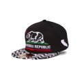 thumbnail image 2 of Top Headwear California Republic Flag Snapback - Chevron - Black/White, 2 of 3