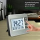 thumbnail image 5 of Reloj despertador digital con pantalla LCD, pantalla de temperatura, alarma con repetición, recordatorio de gestión electrónica, reloj electrónico, 5 of 7