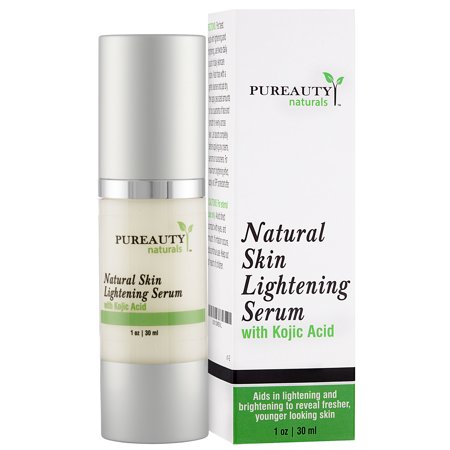 Pureauty Naturals Skin Lightening Serum with Kojic Acid Skin for Underarm Whitening, Intimate