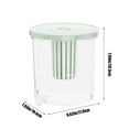 thumbnail image 2 of Green Water Pitcher With Spout For Refrigerator Cold Beverage Dispenser Large Plastic Container 9.65 Inch, 2 of 8