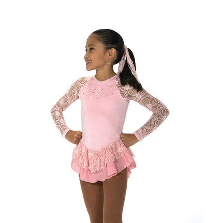 - Jerry's Ice Skating Dress 152 Ribbon Lace Dress - Pink