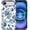 Peony and Rose Sketch Art, variant on for iPhone 15 Pro Max Cases,Campatible with Magsafe,2-Layer Hard Shell + Silicone Cover - Shockproof Protection, Halloween Floral Print