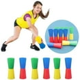 thumbnail image 2 of Multi Person Outdoor Sports Flip Cup Toys Kids Fun Game Flip Cup Shuttle Run Agility Cone Body Coordination Sports Equipment (8 Pcs blue-red), 2 of 7