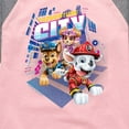 thumbnail image 3 of Paw Patrol - To Adventure City - Toddler And Youth Girls Raglan Graphic T-Shirt, 3 of 5