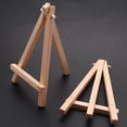 thumbnail image 4 of 10Pcs Mini Wooden Artist Easel-Triangle Wedding Table Stand Display Holder - 15 X 8 Cm, 4 of 5