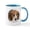 White/Blue Inside, variant on CafePress - Beagle Close Up Mug Mugs - 11 oz Ceramic Mug - Novelty Coffee Tea Cup