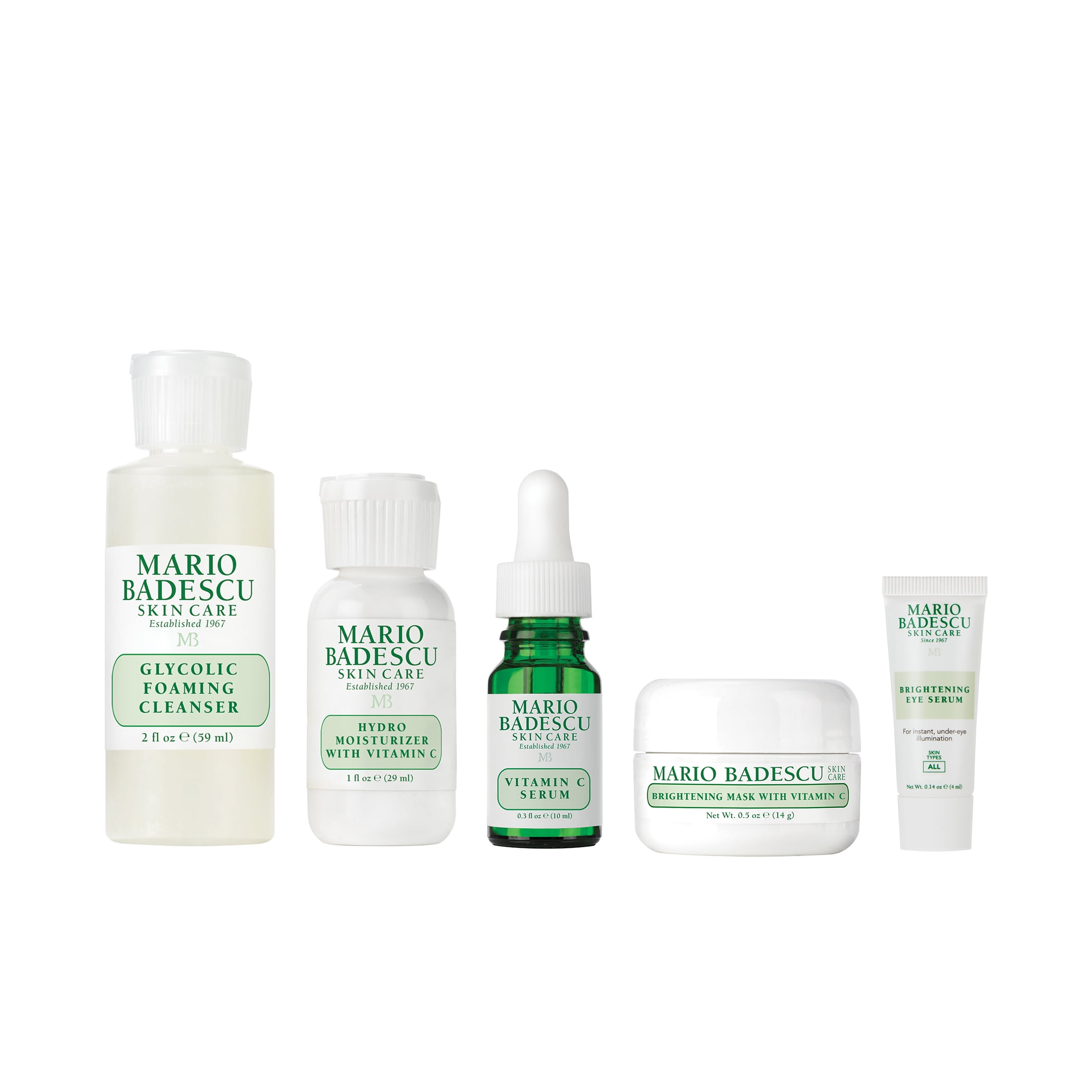 Mario Badescu Good Skin is Forever and Bright Radiant Kit, 5 Count