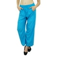 thumbnail image 2 of Bimba Women Long Pajama With Pockets Modal Cotton Night Pyjama Sleepwear, 2 of 4
