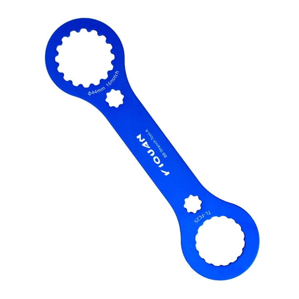 Wosthever 1 par de llaves de bicicleta, herramientas de reparación portátiles, llave de soporte inferior de Metal, llave de eje central para bicicleta Ciclismo A (BB-44) Wosthever OD001869-01