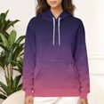 thumbnail image 7 of cocolona Hoodies for Women Winter Warm Fleece Hoodies Fashion Gradient Color Long Sleeve Pullover Sweatshirts, 7 of 7